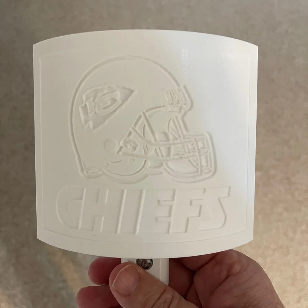 Kansas City Chiefs nightlight. - Picture 2 of 3